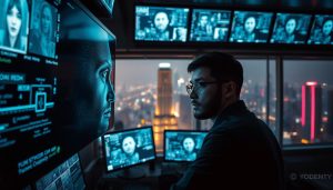 AI facial recognition mask
