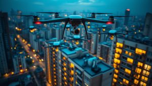 Drone health monitoring pandemic
