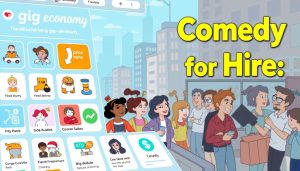 digital gig/freelance comedy China
