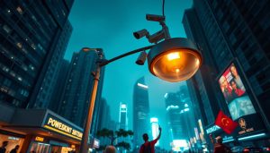 protest lamp post tech Hong Kong