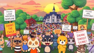protest stream ban, Animal Crossing