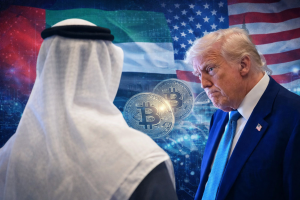 Donald Trump and Sheikh Tahnoon